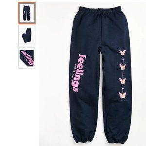 Valley High Feelings Butterfly High-Waist High-Rise Sweatpants Jogger Zumiez S